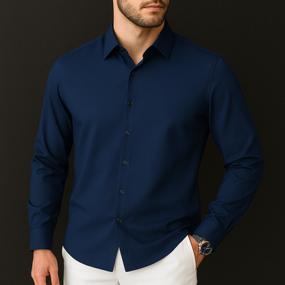 Men's Summer Shirt Stretch Design Breathable Lightweight Cut