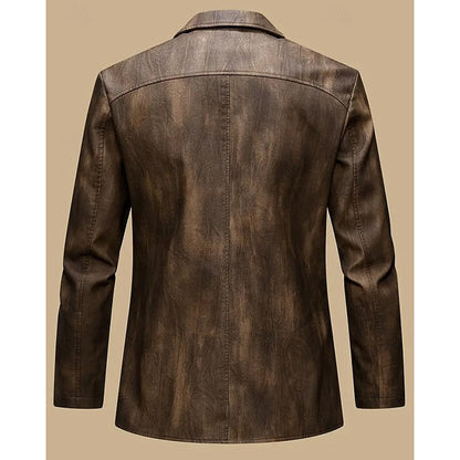 Blazer für Herren mit klassischem Reverskragen und gepflegter Passform