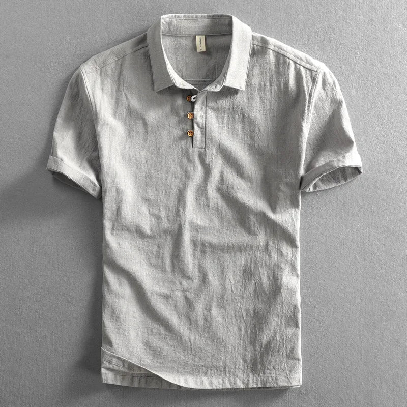 Herren Poloshirt Kurzarm mit Lockerem Schnitt – Klassische Optik