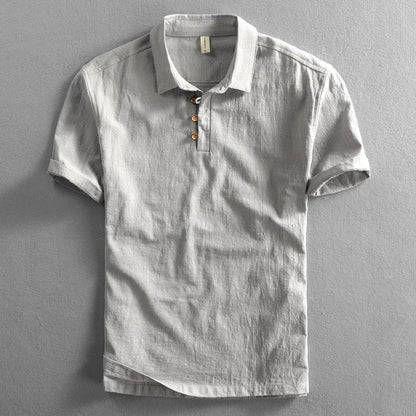 Herren Poloshirt Kurzarm mit Lockerem Schnitt – Klassische Optik
