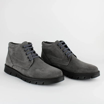 Herren Booties Mit Flachem Absatz, Rutschfester Sohle Und Geruchsneutralisierendem Zehenbereich