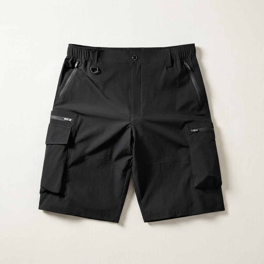 Herren Cargo Shorts mit Mehreren Taschen – Schnell Trocknend Lockerer Schnitt