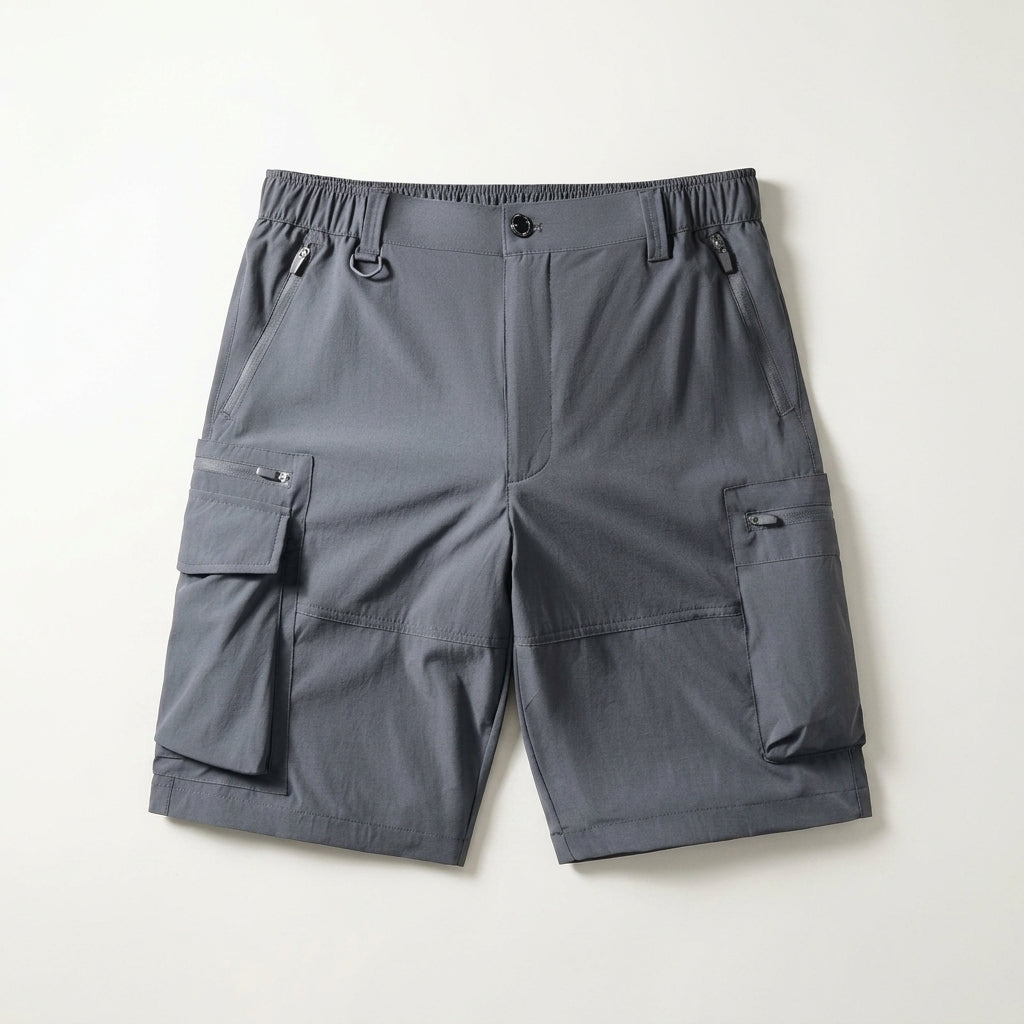 Herren Cargo Shorts mit Mehreren Taschen – Schnell Trocknend Lockerer Schnitt