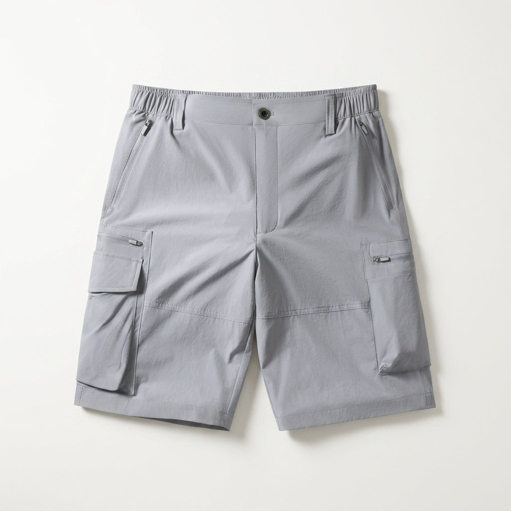 Herren Cargo Shorts mit Mehreren Taschen – Schnell Trocknend Lockerer Schnitt