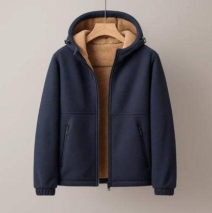 Herren Wollmantel Aus Wollmischung Klassischer Schnitt