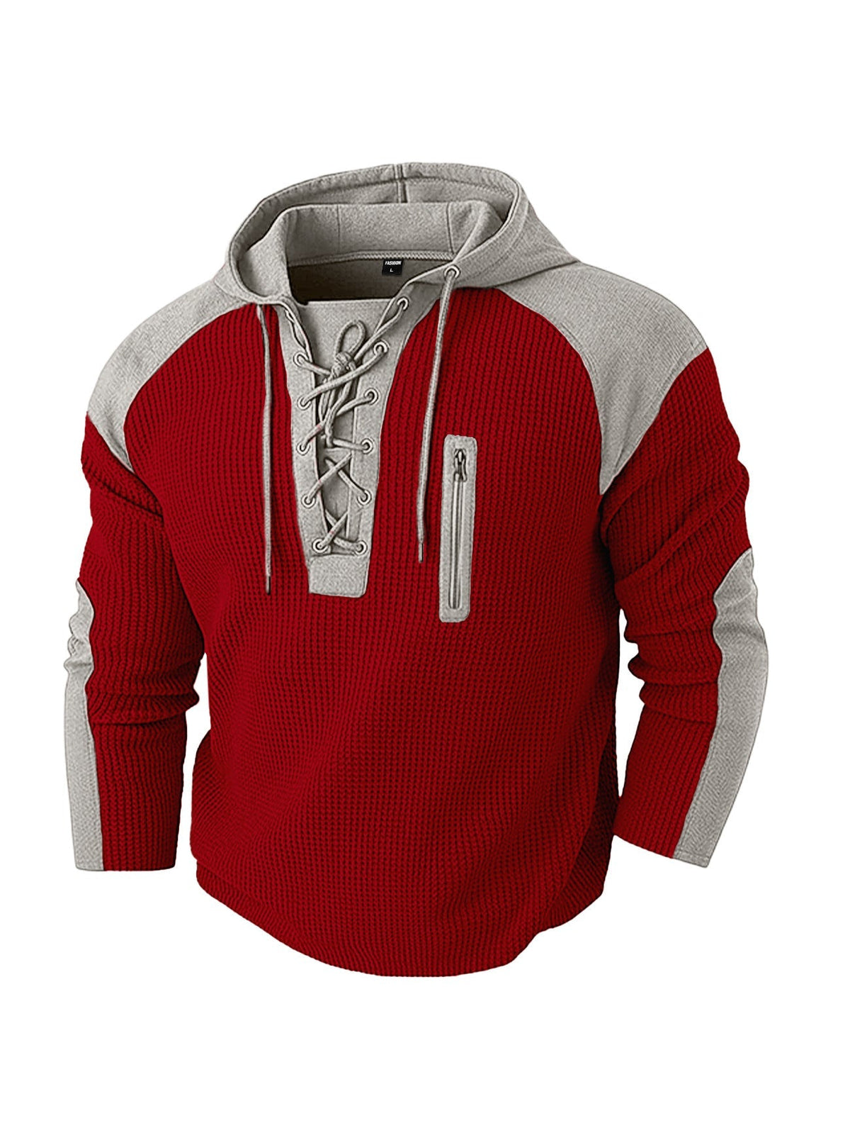 Rückansicht des Herren Hoodies im lässigen Regular Fit