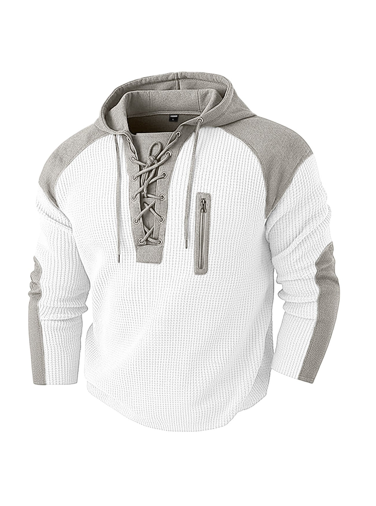 Seitliche Ansicht des Herren Hoodies mit bequemer Passform