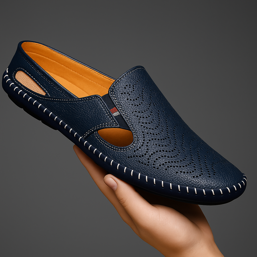Herren Sommersandalen Atmungsaktives Design Verstellbarer Riemen Leichtes Design