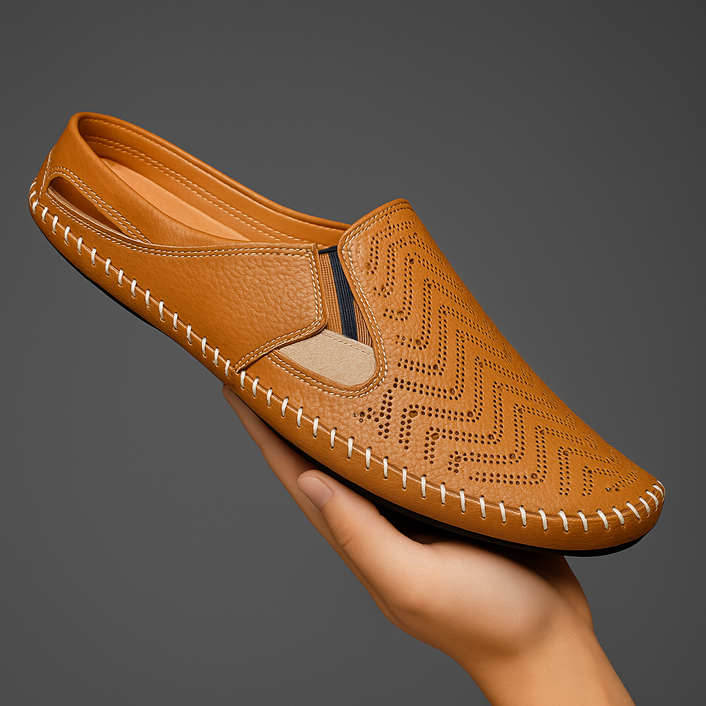 Herren Sommersandalen Atmungsaktives Design Verstellbarer Riemen Leichtes Design
