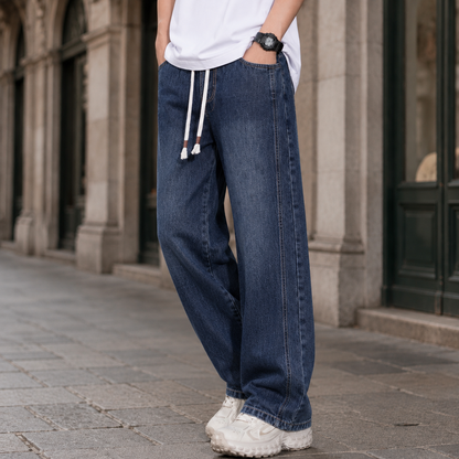 Wide-Leg-Jeans Im Relaxed Fit Aus Baumwollmix