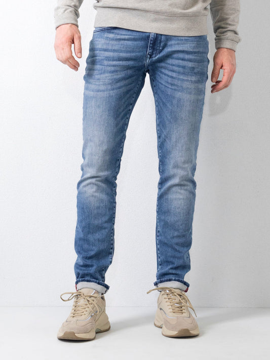 Herren Slim Fit Jeans Mit Fünf-Taschen-Design