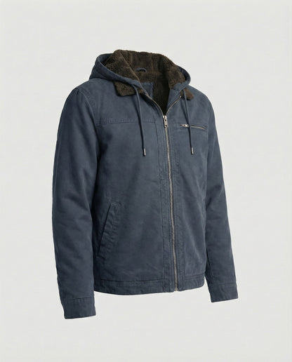Gesamtansicht der Herren-Outdoor-Jacke mit bequemer Passform