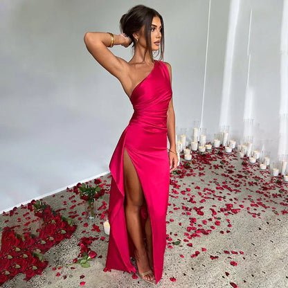 Damen Sommer Maxikleid ohne Ärmel mit fließendem Schnitt