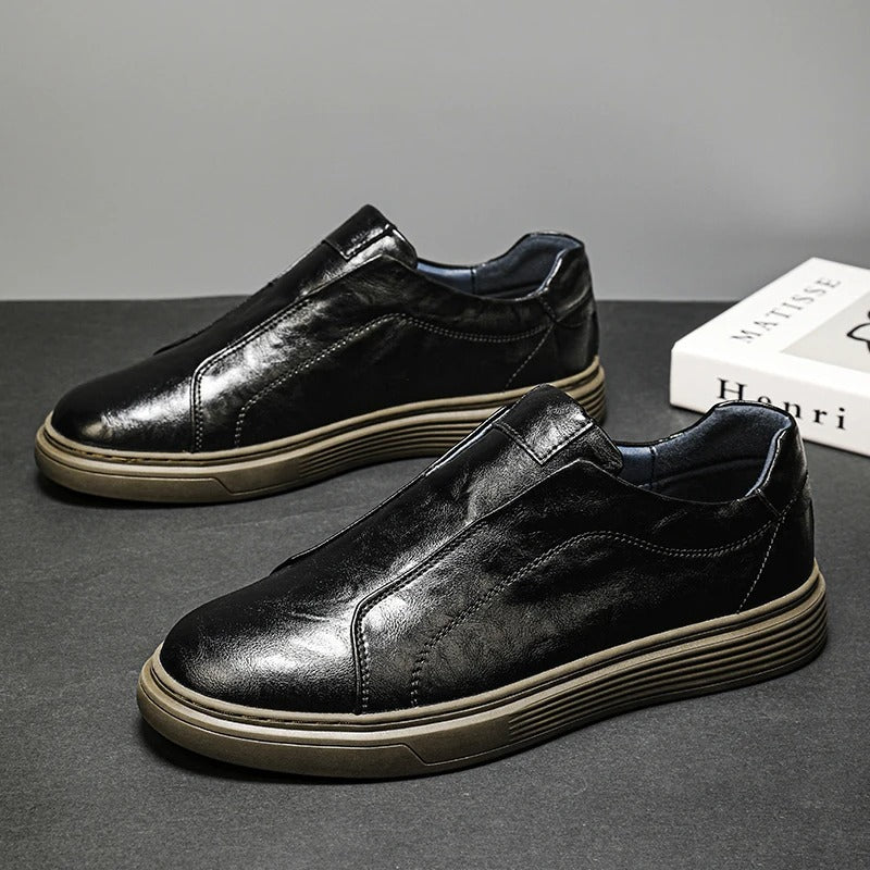 Herren Freizeitsneaker Schlupfschuh Niedriger Schaft Bequeme Innensohle