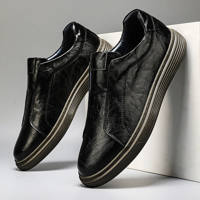 Herren Freizeitsneaker Schlupfschuh Niedriger Schaft Bequeme Innensohle