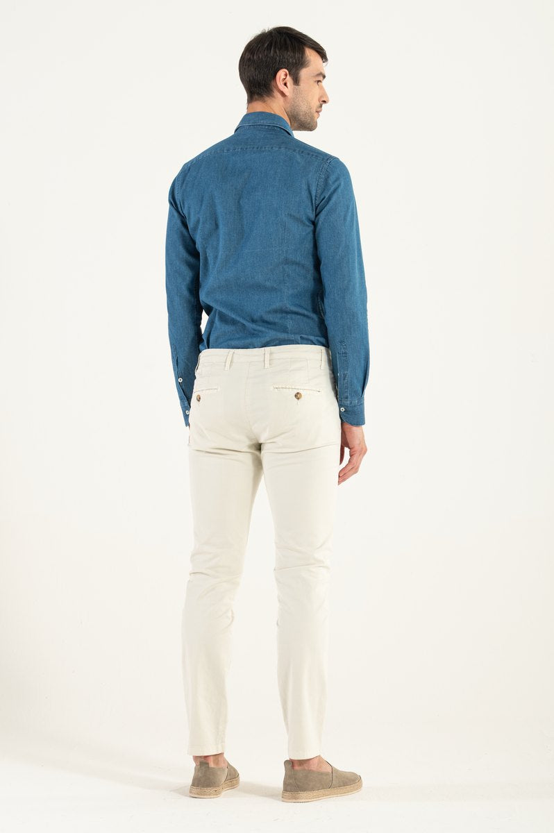 Herren Hose mit geradem Bein und Seiten- & Gesäßtaschen