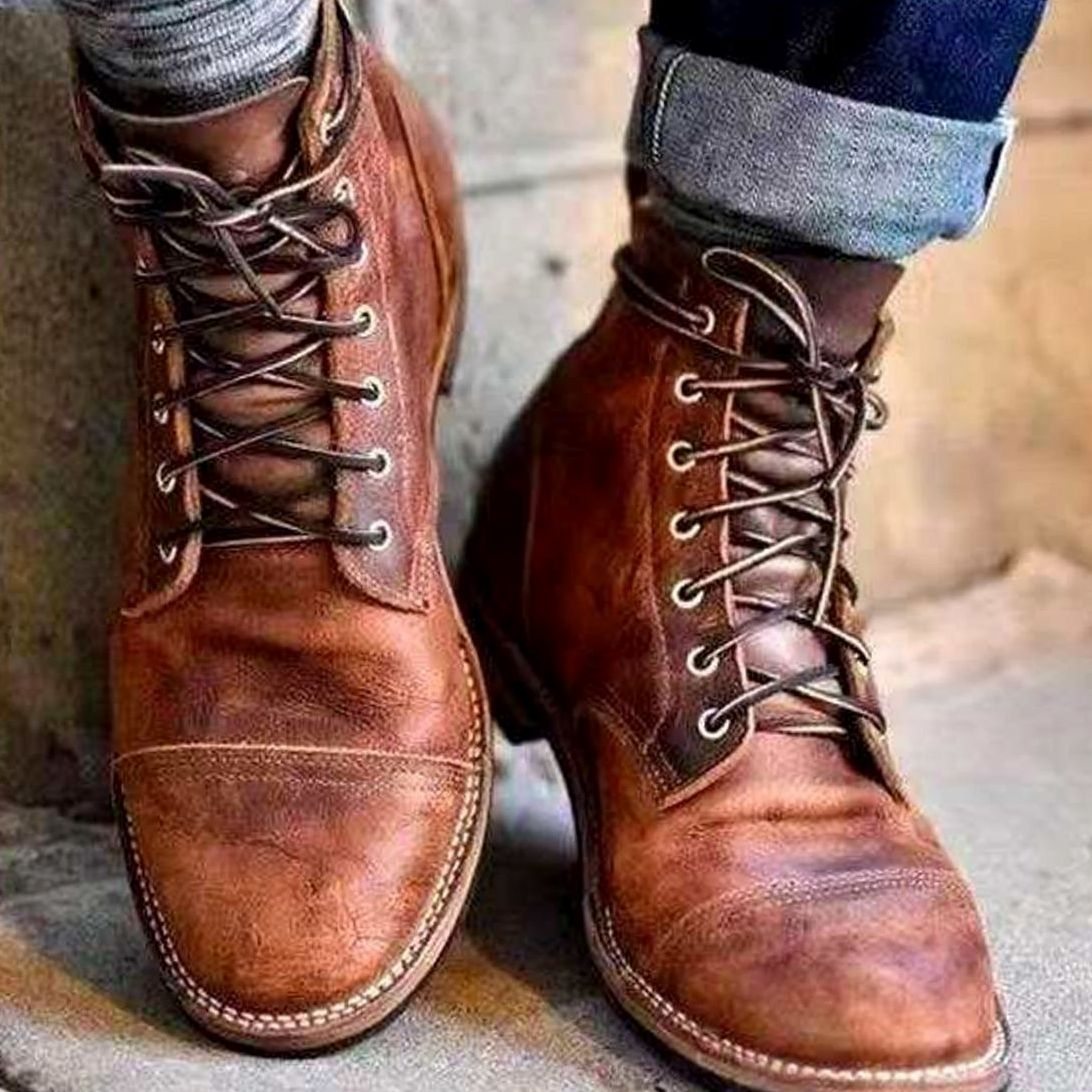Herrenstiefel für kalte Tage mit warmem Futter und sicherem Halt
