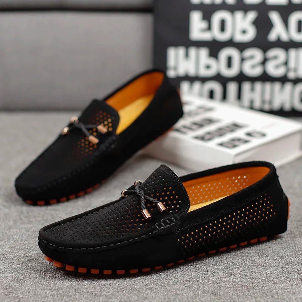 Sohle des Herren-Loafers für sicheren Halt beim Gehen