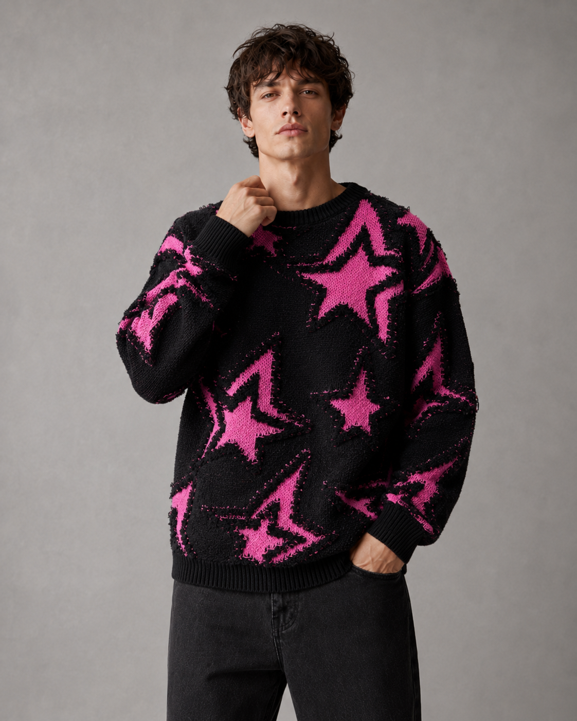 Herren-Strickpullover als vielseitig kombinierbares Alltagsoutfit