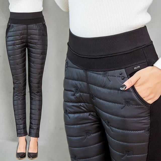 Gepolsterte Damen-Schneehose für warme Tage im Schnee
