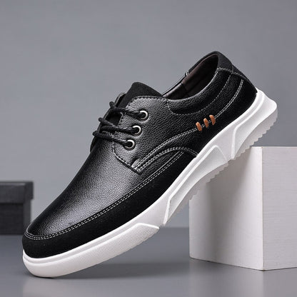 Herren Oxford Schnürschuhe mit Glanz-Finish