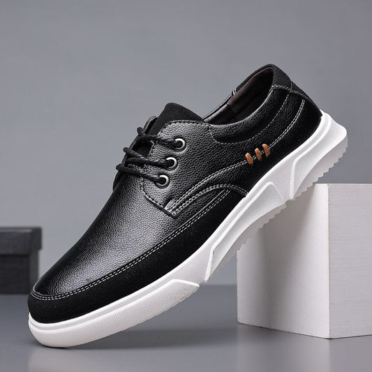 Herren Oxford Schnürschuhe mit Glanz-Finish