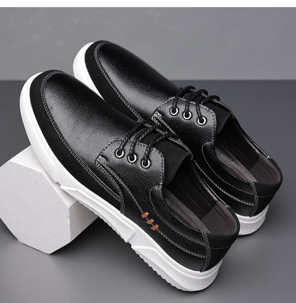 Herren Oxford Schnürschuhe mit Glanz-Finish