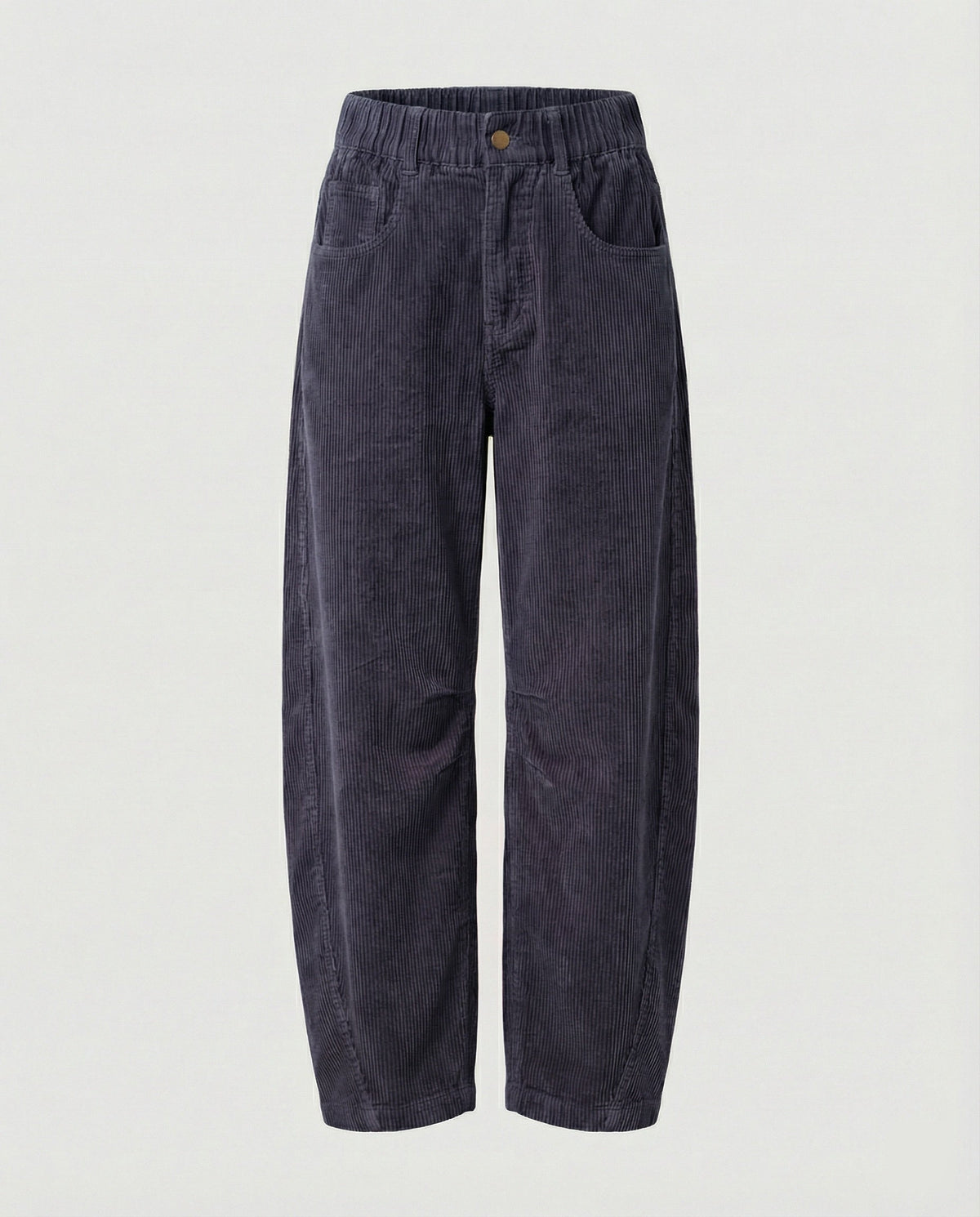 Damen Weite High Waist Cordhose