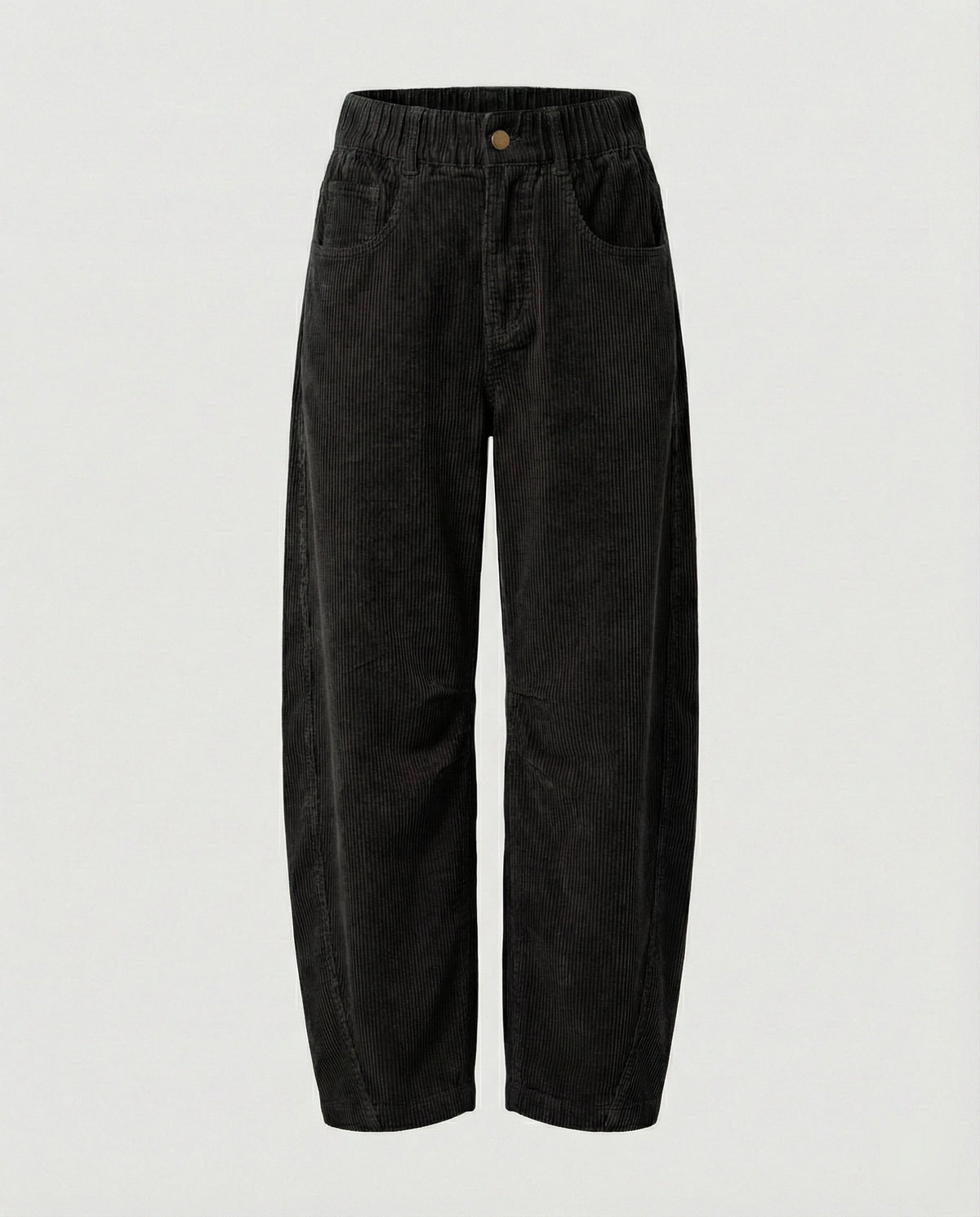 Damen Weite High Waist Cordhose