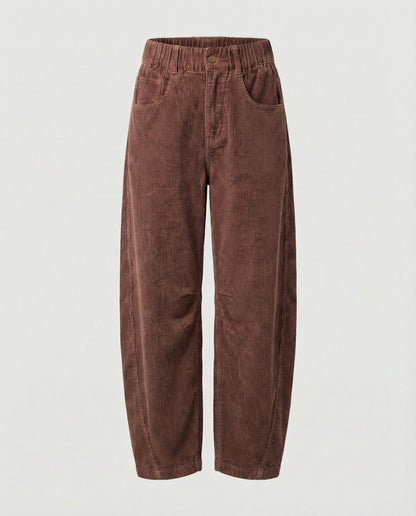 Damen-Cordhose mit klassischem Fünf-Taschen-Design