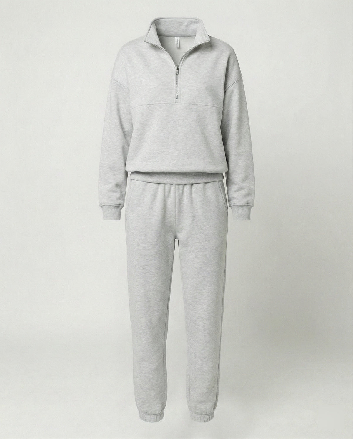 Damen Jogginganzug Mit Zip Hoodie Sportlich