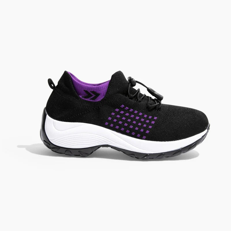 Women's orthopedic shoes with wide toe area and comfort padding