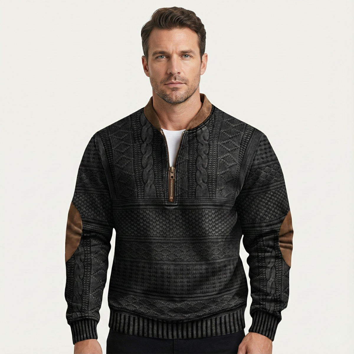 Damen-Cardigan in Oversize-Passform mit geschlossener Knopfleiste