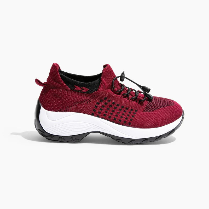 Women's orthopedic shoes with wide toe area and comfort padding