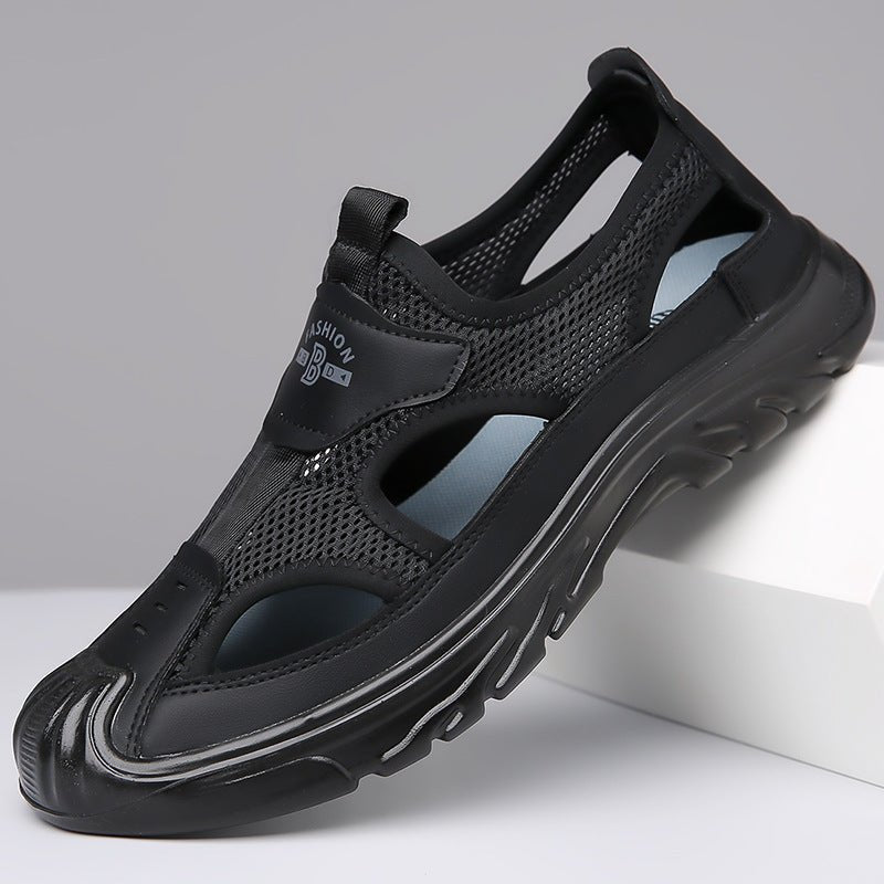 Herren Sommer orthopädische Sandalen mit atmungsaktivem Mesh und rutschfester Sohle