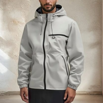 Herren Outdoorjacke Mit Mehreren Taschen Und Lockere Passform