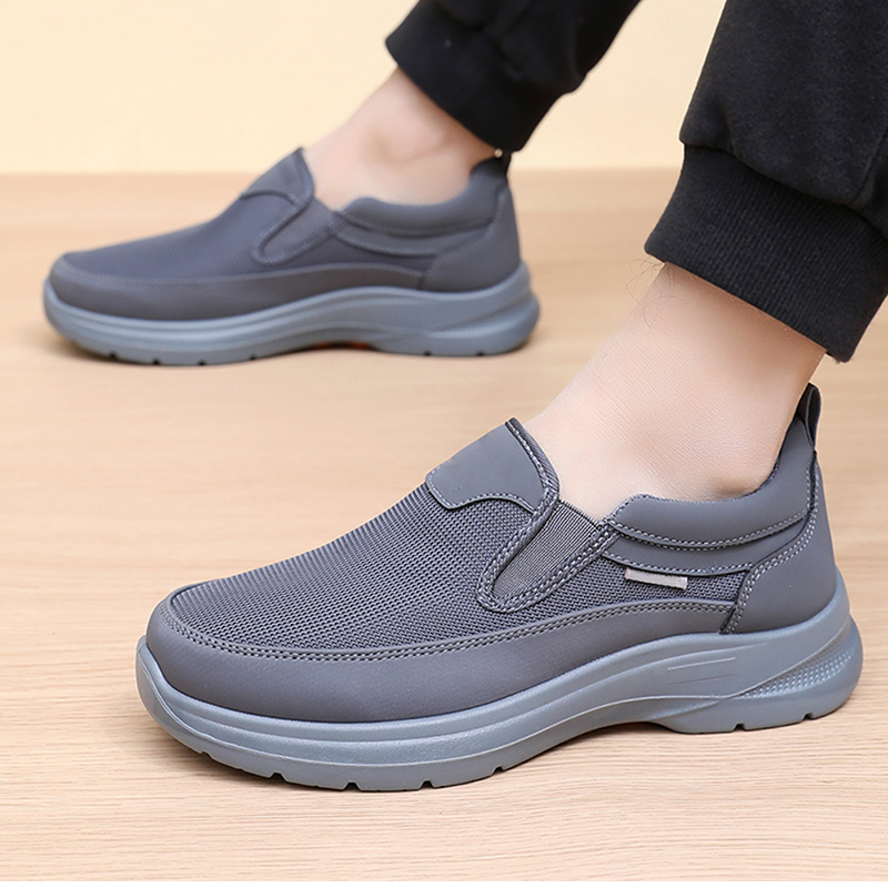 Herren Sneaker Slip-On Atmungsaktives Mesh