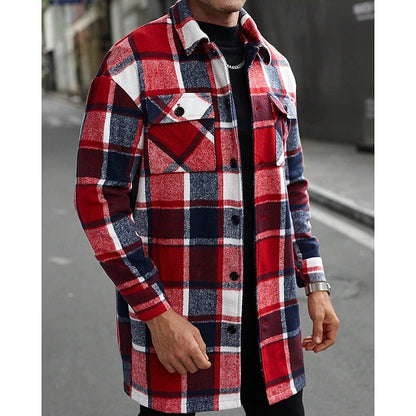 Herren-Overshirt mit praktischen Fronttaschen