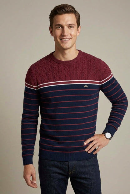 Gestreifter Pullover für vielseitige Alltagslooks