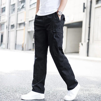 Herren-Cargohose mit lockerer Passform und mehreren Taschen