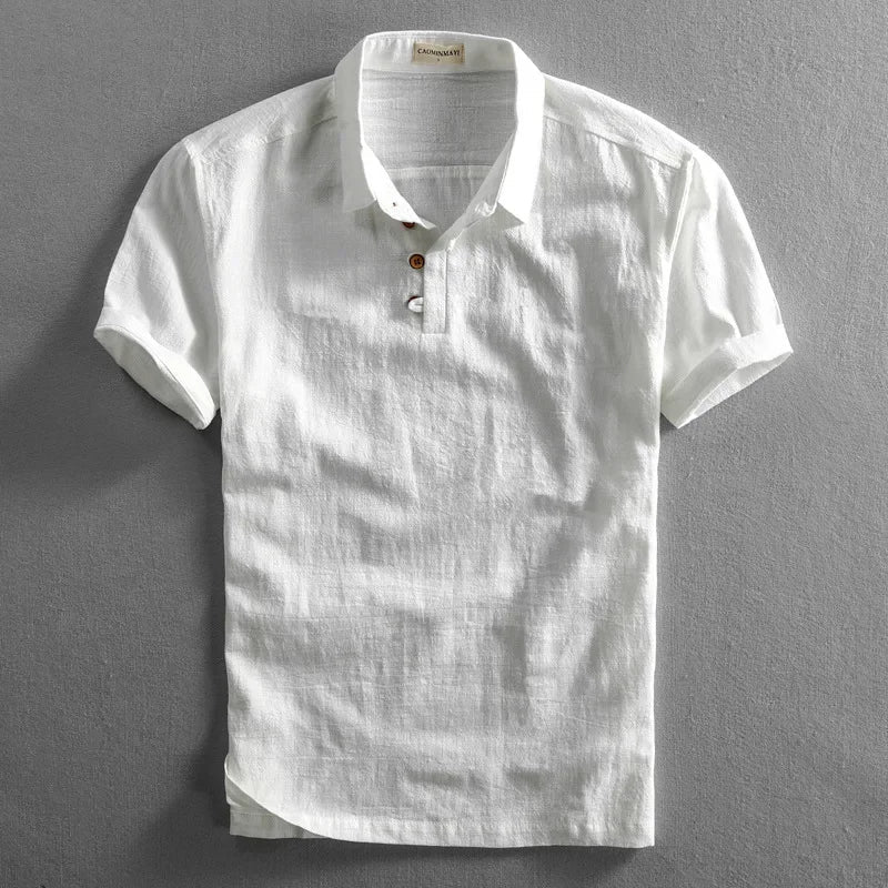 Herren Poloshirt Kurzarm mit Lockerem Schnitt – Klassische Optik