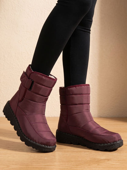 Damen-Winterstiefel mit warmem Fleecefutter für kalte Wintertage