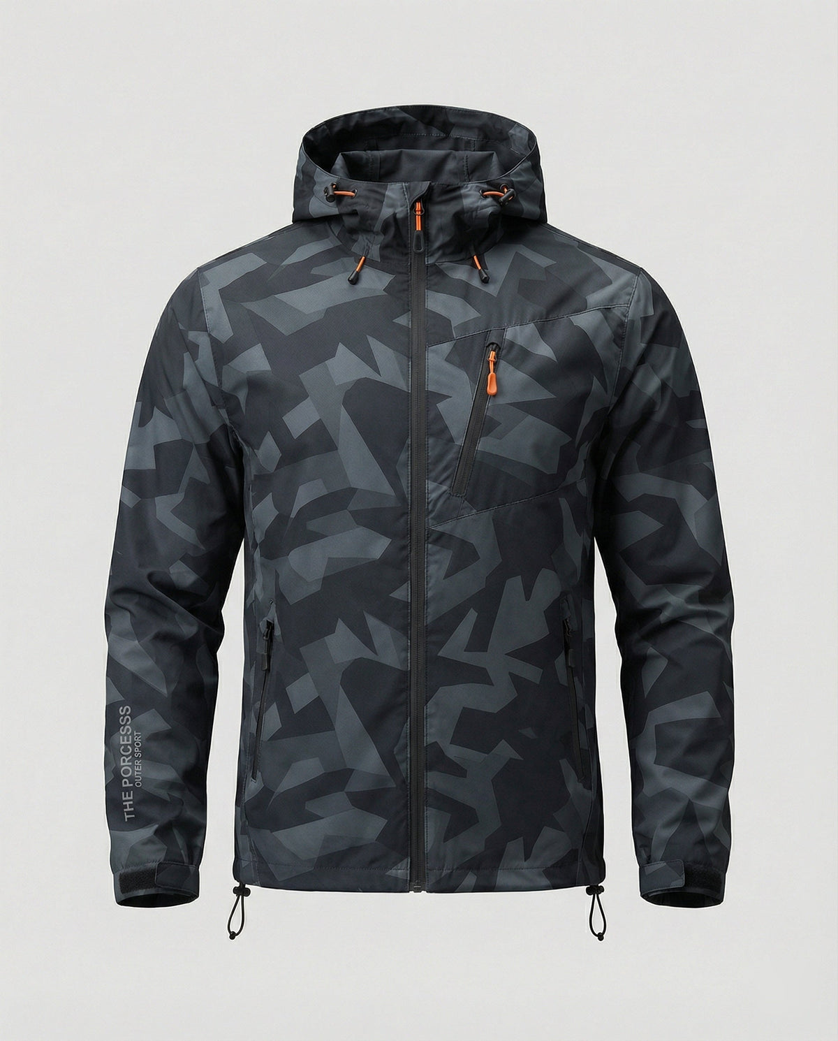 Heren Skijacke Mit Sportlichem Schnitt Und Buchstabendruck