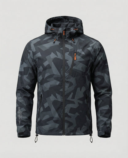 Heren Skijacke Mit Sportlichem Schnitt Und Buchstabendruck