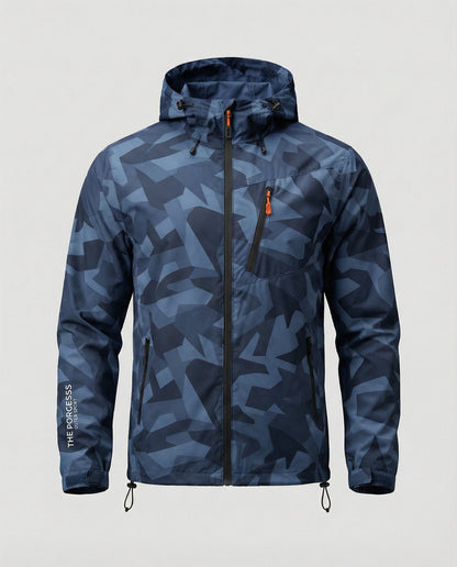 Heren Skijacke Mit Sportlichem Schnitt Und Buchstabendruck