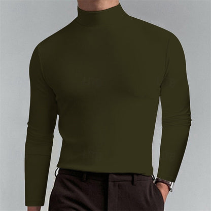 Klassisches Rollkragenshirt für Büro, Freizeit und Layering